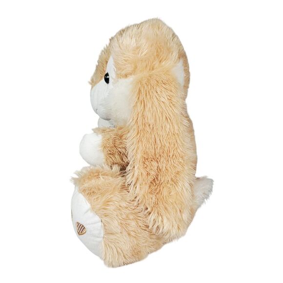 Bunny Rabbit Plush Easter Spring Tan Long Ears Shaggy Large Feet Best Made Toys - Picture 3 of 13